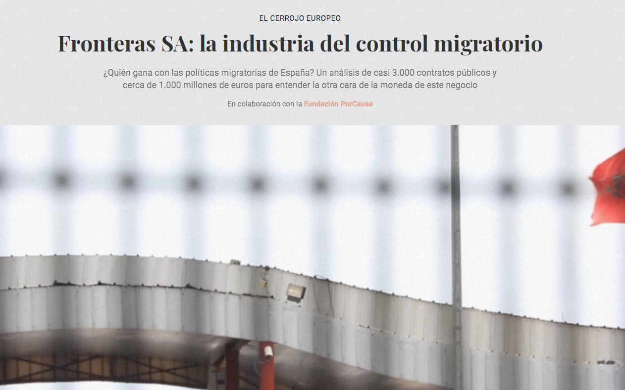 ‘Fronteras SA’, la investigación que desvela los intereses económicos del control migratorio