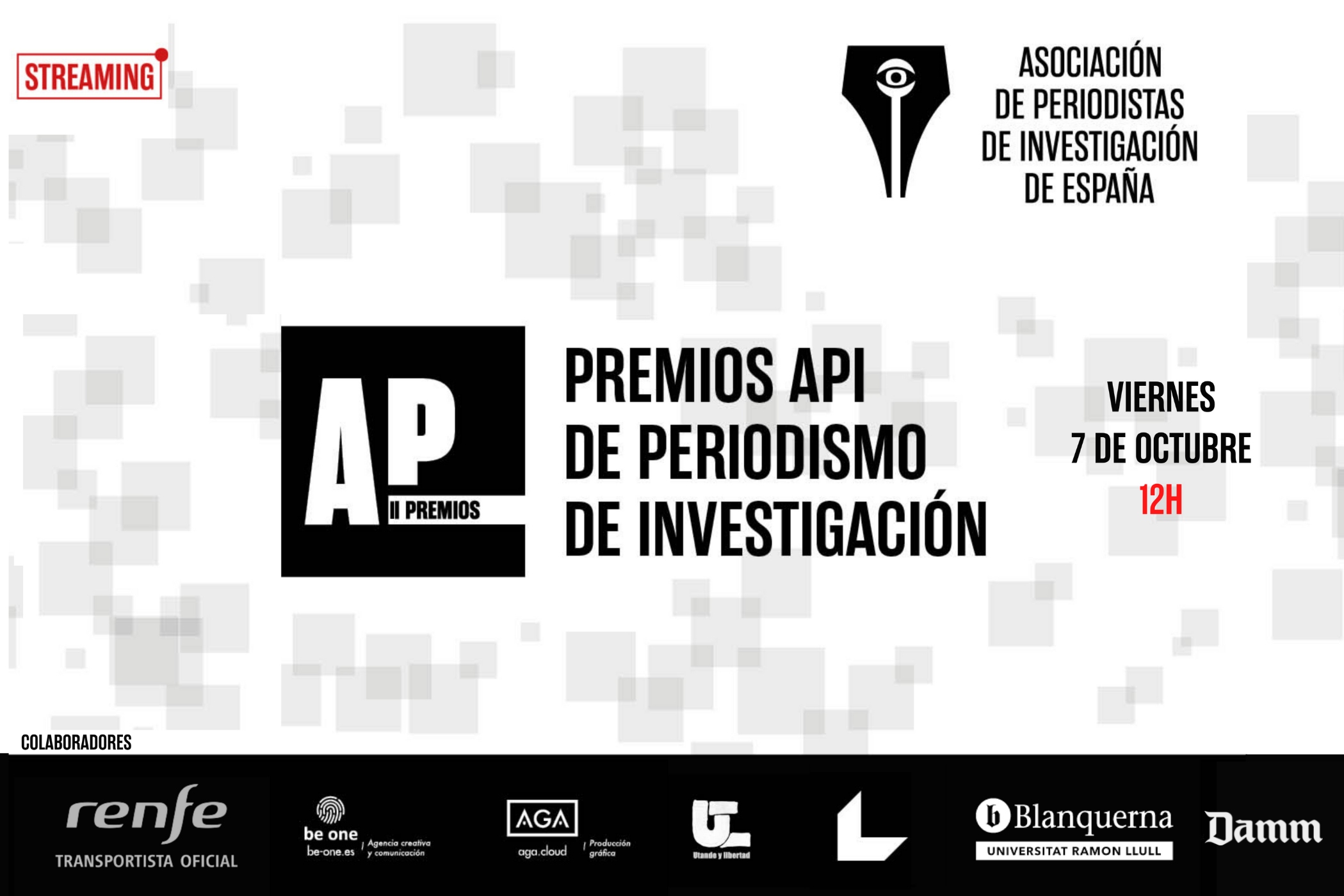 La API entregará la segunda edición de sus premios el 7 de octubre en Barcelona